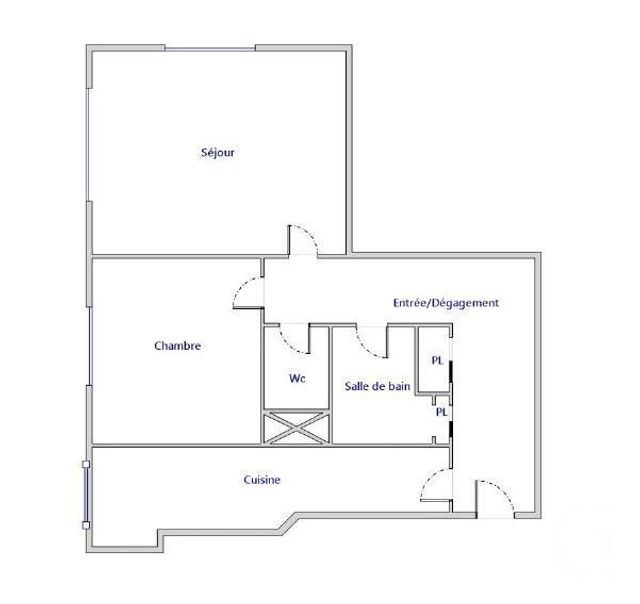 Appartement F2 à vendre - 2 pièces - 51.26 m2 - NEUILLY SUR SEINE - 92 - ILE-DE-FRANCE - Century 21 Eric Sellier