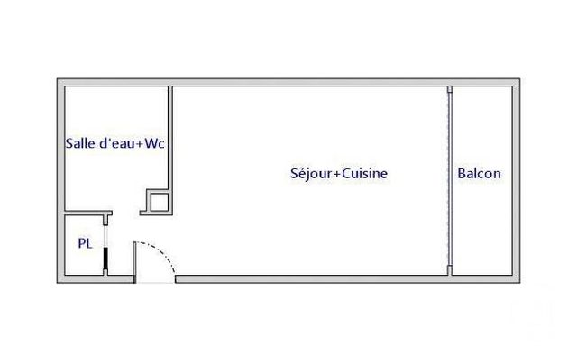 Appartement F1 à vendre - 1 pièce - 13.0 m2 - NEUILLY SUR SEINE - 92 - ILE-DE-FRANCE - Century 21 Eric Sellier