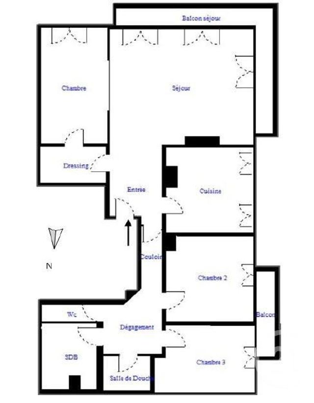 Appartement F5 à louer - 5 pièces - 123.0 m2 - NEUILLY SUR SEINE - 92 - ILE-DE-FRANCE - Century 21 Eric Sellier