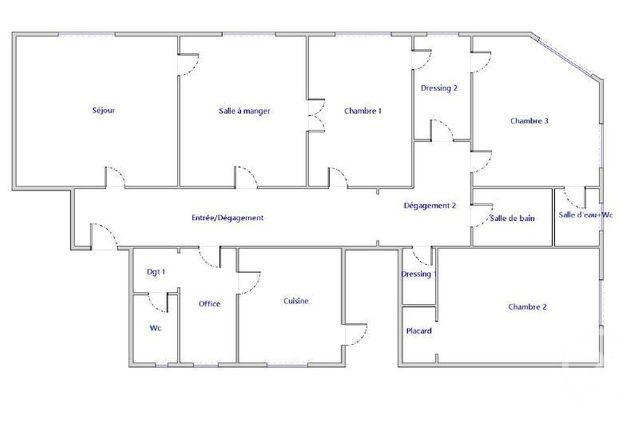 Appartement F5 à vendre - 5 pièces - 143.0 m2 - NEUILLY SUR SEINE - 92 - ILE-DE-FRANCE - Century 21 Eric Sellier