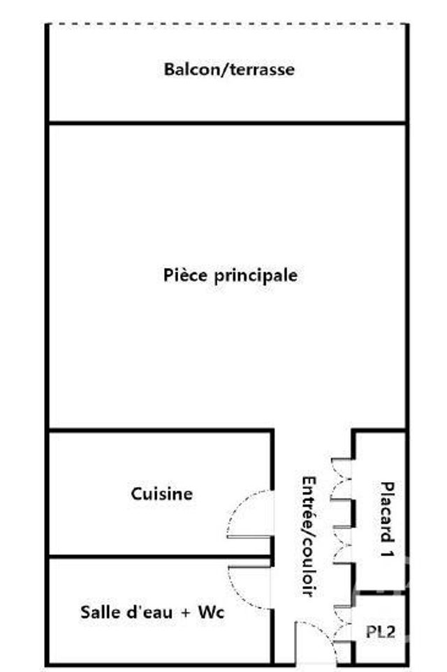 Appartement F1 à louer - 1 pièce - 32.0 m2 - NEUILLY SUR SEINE - 92 - ILE-DE-FRANCE - Century 21 Eric Sellier