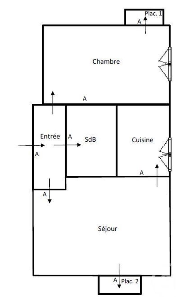 Appartement F2 à vendre - 2 pièces - 32.0 m2 - NEUILLY SUR SEINE - 92 - ILE-DE-FRANCE - Century 21 Eric Sellier