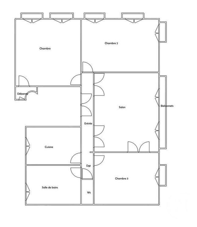 Appartement F4 à louer - 4 pièces - 96.0 m2 - NEUILLY SUR SEINE - 92 - ILE-DE-FRANCE - Century 21 Eric Sellier