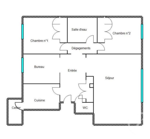 Appartement F4 à vendre - 4 pièces - 92.0 m2 - NEUILLY SUR SEINE - 92 - ILE-DE-FRANCE - Century 21 Eric Sellier